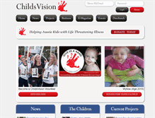 Tablet Screenshot of childsvision.org